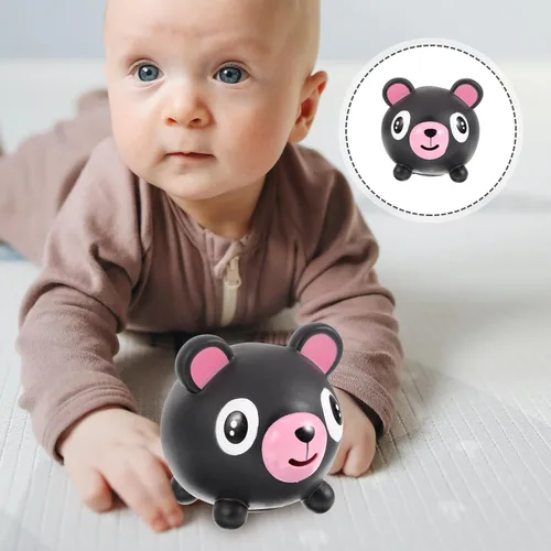 Miniatura 7 de TOYANDONA Juguetes de descompresión con ventilación para aliviar el estrés, pelota para perros, regalos para clase excepcional, juguetes para Negro