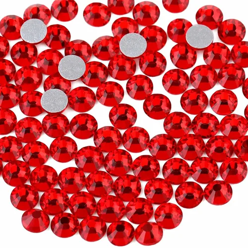Miniatura 22 de Beadsland 1440 diamantes de imitación de cristal con parte trasera plana, gemas redondas, ámbar, SS3, 0.047-0.055 in