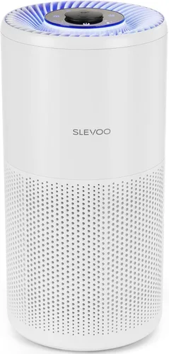 Miniatura 9 de Purificador de aire Slevoo para dormitorio hasta 1015 pies², alergias y pelo de mascotas, filtro 3-en-1 con purificador de aire HEPA, modo de sueño
