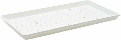 Miniatura 4 de Bootstrap Farmer Microgreen 1020 - Bandejas verdes, paquete de 30 unidades, extra fuerte con agujeros, bandeja de semillas poco profundas