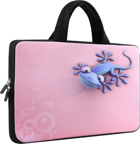 Miniatura 11 de iColor 11 11.6 12 12.1 12.5 Bolso de transporte para laptop, funda para Chromebook, portátil, ultrabook, tableta con asa, tote de neopreno