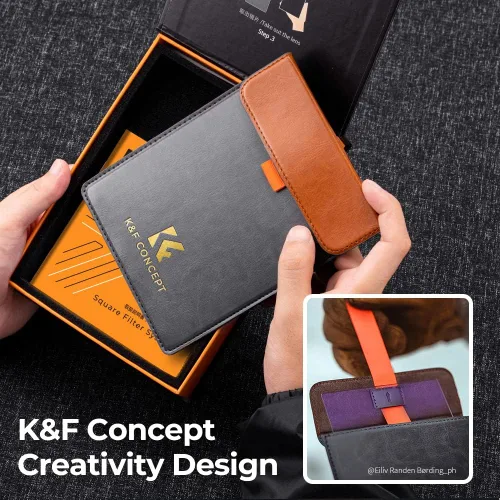 Miniatura 7 de K&F CONCEPT Filtro de densidad neutra graduada GND8 (3 topes) de 3.937 x 5.906 in con 28 recubrimientos multicapa compatible con soporte Cokin Z