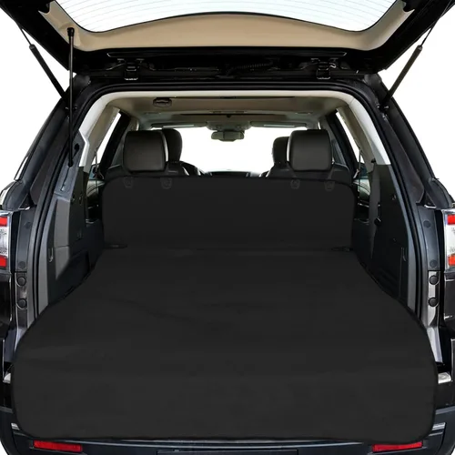 Miniatura 8 de F-color Forro de Carga SUV para Perros - Forro de Carga para Mascotas Impermeable, Cómoda Cubierta de Carga para Perros con Protector de Solapa