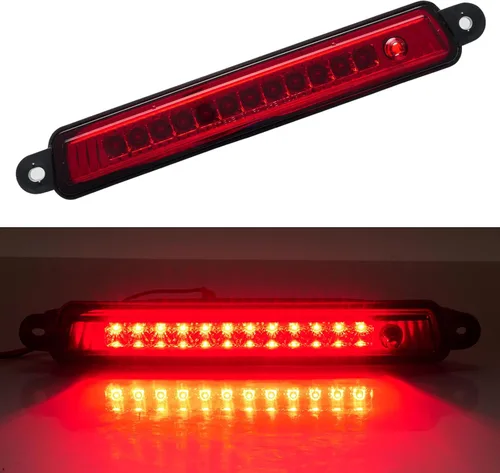 Miniatura 32 de Tercera tercera luz de freno, luz de freno LED de montaje alto para Chevy Silverado GMC Sierra 1500 2500 3500 HD Classic, lámpara de carga trasera