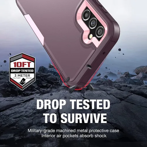 Miniatura 6 de Funda de teléfono para Galaxy A14 5G [a prueba de golpes] [a prueba de caídas] [protector de pantalla], resistente protección para Samsung Galaxy