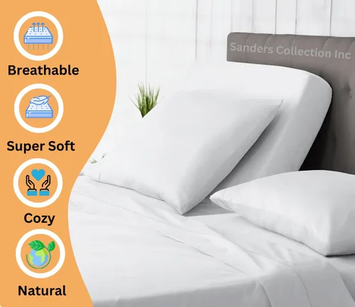 Miniatura 3 de Sanders Collection Inc SCI - Juego de sábanas flexibles divididas superiores para cama ajustable de 30 pulgadas, cabeza dividida tamaño King, 800