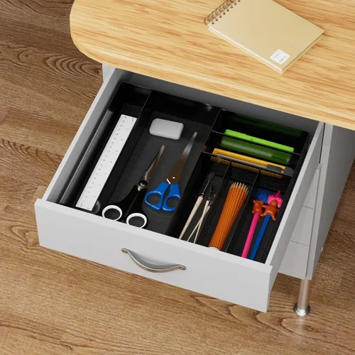 Miniatura 4 de JANE EYRE Organizador de Cajón de Utensilios - Bandeja Expandible para Cubiertos, Divisor de Almacenamiento de Cubiertos/Vajilla para Cocina, Diseño