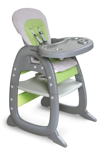 Miniatura 13 de Badger Basket Envee II - Silla alta convertible para bebé con asiento de alimentación infantil, asiento elevador y escritorio para niños pequeños