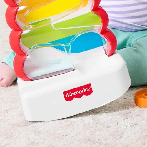 Miniatura 4 de Fisher-Price Juguete para bebé y niño pequeño Rock-a-Stack, actividad de caída de monedas para el juego de desarrollo de bebés de 9+ meses