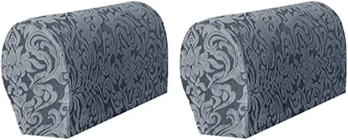 Miniatura 11 de Fundas elásticas para reposabrazos de sofá jacquard, funda europea de tejido suave para reposabrazos, funda protectora de muebles, fundas para sofá