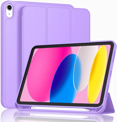 Miniatura 41 de ToaPoia - Funda para iPad (A16) de 11 pulgadas 2025/iPad 10.ª generación de 10.9 pulgadas 2022, cubierta protectora delgada con soporte triple