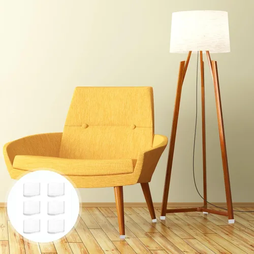 Miniatura 4 de NOLITOY 24 piezas antideslizante para pies de silla, protector de muebles, taburete de piso, pies de muebles, fundas para patas de silla
