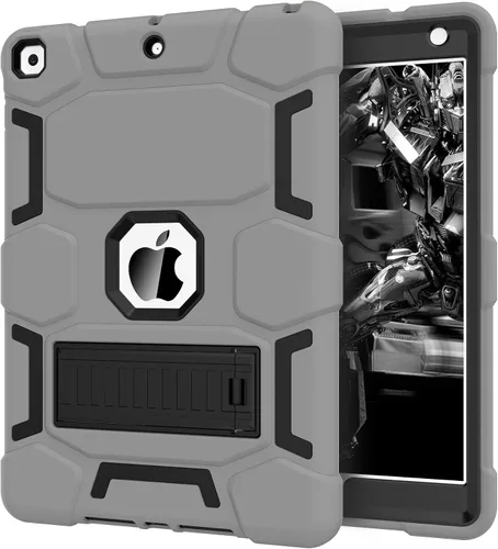 Miniatura 36 de CCMAO Funda para iPad de 6ª/5ª generación (9.7 pulgadas, 2018/2017), iPad Air de 2ª generación (2014) con soporte, funda protectora híbrida a prueba