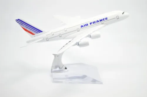 Miniatura 5 de TANG DYNASTY (TM) 1:400 6.3 in Air Bus A380 Air France Modelo Avión Juguete Avión