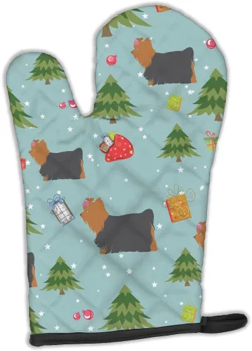 Miniatura 87 de Caroline's Treasures BB4872OVMT - Guante de horno de Navidad Affenpinscher resistente al calor, grueso para sartenes calientes y horno, manopla