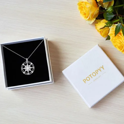Miniatura 9 de POTOPYY 925 Sterling Silver Necklace Pendant for Women Fashion Jewelry Valentines Day Mothers Day Gifts for Women Mom Sister
