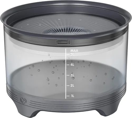 UPSKY Cuenco de agua para perros de 5.5 L, gran capacidad de 186 onzas, sin derrames, antideslizante, comedero lento para mascotas para bebedores