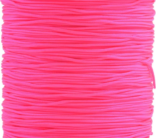 Miniatura 106 de KONMAY 1 rollo de cuerda de nailon para hacer pulseras de 150 yardas, trenzado de nailon Shamballa Macramé/cordón de cuentas de 0.4mm, cordón
