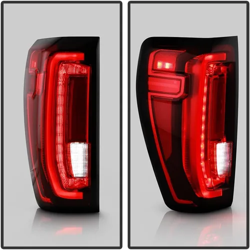 Miniatura 5 de KEEKPO - Para [tipo LED de fábrica] 2019-2023 GMC Sierra 1500 Luces traseras LED completas de repuesto para luces traseras izquierda+derecha
