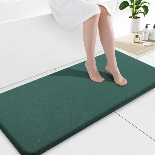 Miniatura 38 de Smiry Tapetes de Baño de Espuma Viscoelástica 36 x 24 pulgadas, Tapetes de Baño Extra Suaves y Absorbentes, Alfombra Antideslizante Lavable