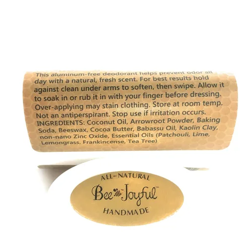 Miniatura 4 de Desodorante en barra de cera de abeja natural - Pachuli Lime