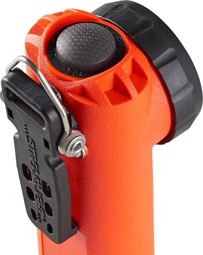 Miniatura 6 de Streamlight 90950 Survivor X Linterna de bombero en ángulo recto de 250 lúmenes con tres (3) pilas alcalinas AA, naranja