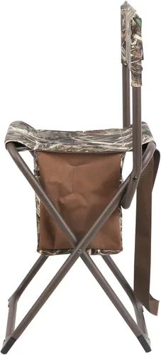 Miniatura 6 de PORTAL Asiento plegable, respaldo ligero, silla de pesca con bolsillo de almacenamiento para camping, senderismo, playa, picnic, soporta hasta 225