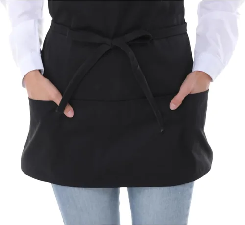 Miniatura 4 de Delantales para mujer con bolsillos, delantal de chef para hombres, delantales para cocinar, delantales para camareros