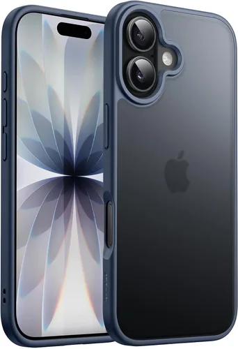Miniatura 18 de JETech Funda mate para iPhone 17 de 6.3 pulgadas, protección contra caídas de grado militar, carcasa trasera translúcida esmerilada minimalista
