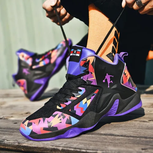 Miniatura 4 de Ucilxi Nuevos zapatos de baloncesto de moda tejida voladora