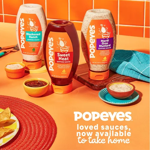 Miniatura 5 de Popeyes Salsa Ranch ennegrecida para mojar