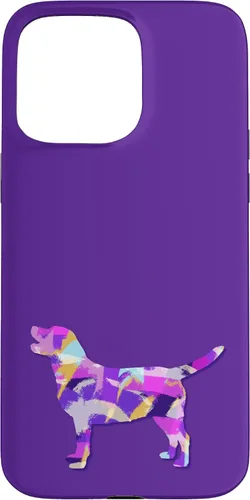 Miniatura 31 de Labrador Retriever Dog Silhouette Purple Pink Yellow Blue Case for iPhone 17
