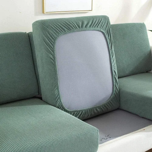 Miniatura 8 de Cojín protector para sala de estar, protege la funda de cojín del sofá, protector de cojín de sofá de alta elasticidad, funda de asiento de sofá