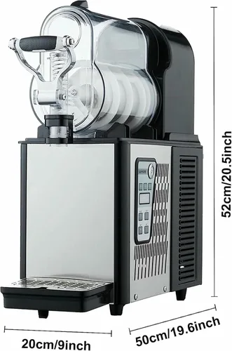 Miniatura 6 de Máquina comercial del aguanieve del hielo 3L, máquina congelada del aguanieve del hielo de Margarita del batido del jugo Máquina del aguanieve