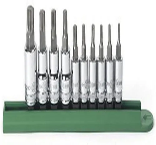 Miniatura 6 de GEARWRENCH Juego de dados Torx largos de 10 piezas de 1/4" y 3/8" - 80588