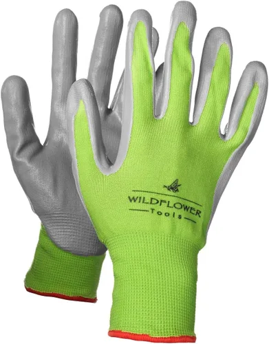 Miniatura 2 de Guantes de jardinería para mujeres y hombres, revestimiento de nitrilo para protección Multi colorido