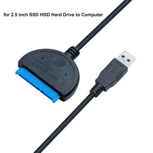 Miniatura 6 de DTECH Cable adaptador SATA a USB 3.0 para disco duro SSD HDD de 2.5 pulgadas a computadora PC portátil 5Gbps Superspeed compatible con conector SATA