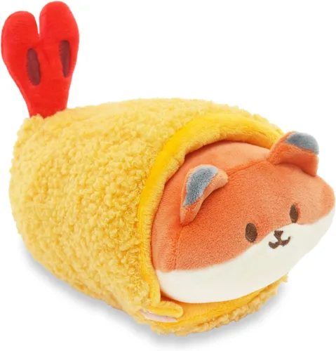 Miniatura 21 de Anirollz Kittiroll de peluche en atuendo de pastel enrollado – Animal de peluche kawaii con disfraz extraíble – Bonito juguete de peluche blando