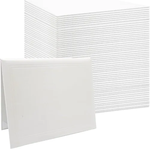 Miniatura 9 de GraduationMall Cubierta acolchada lisa para diploma de 8.5"x11" Portacertificados blanco, paquete de 1