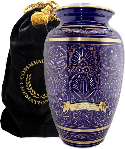 Miniatura 21 de Commemorative Cremation Urns for Human Ashes Adulto Hombre y Mujer – Urnas de cremación personalizadas decorativas bellamente hechas a mano