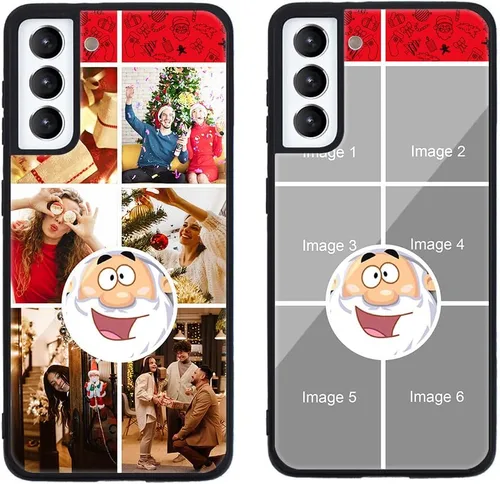 Miniatura 48 de Funda de teléfono personalizada para Samsung Galaxy S22+ / S22 Plus 5G, funda de TPU suave de vidrio templado antiarañazos personalizada con foto