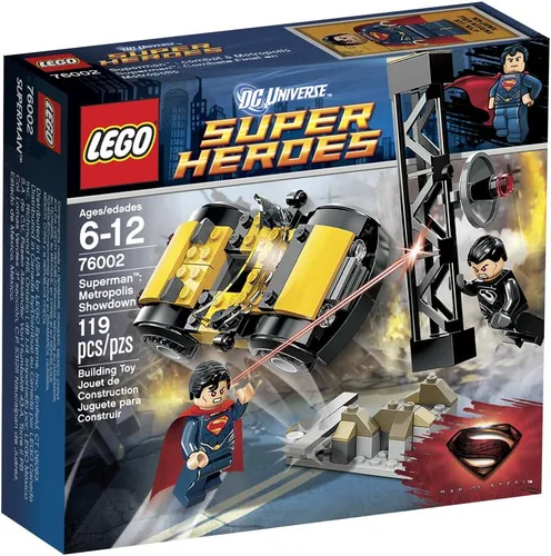 LEGO Superheroes Superman Metropolis Showdown 76002 - Juego de enclavamiento