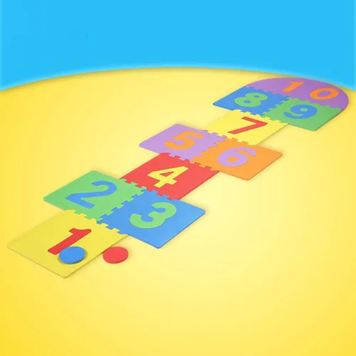Miniatura 5 de Alfombra para niños, juego de alfombrilla de espuma EVA suave, interactiva, para interiores y exteriores, jardín, juegos familiares, juguetes