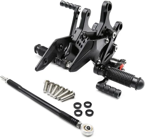 Miniatura 7 de FXCNC Juego trasero de motocicleta compatible con ZX25R 2020-2022 ZX4R 2023 ZX-4RR 2022-2024 Billet Juego de estriberas traseras totalmente