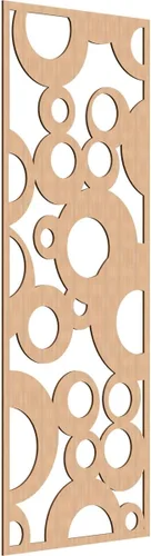 Miniatura 153 de Farwell Paneles de pared decorativos de madera con calado, 13 3/8 pulgadas de ancho x 34 3/8 pulgadas de alto x 1/4 de alto, roble rojo rojo