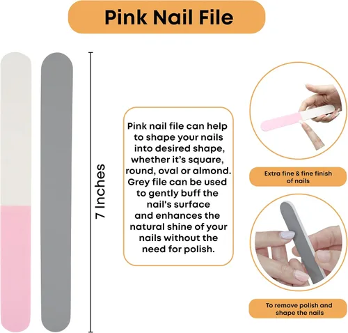 Miniatura 4 de Stellmacher - Cortaúñas para los pies, kit profesional de cuidado de uñas con cortaúñas de acero inoxidable, kit de manicura y pedicura de 4 piezas