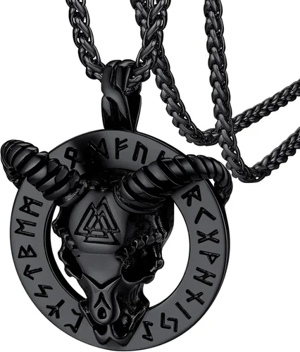 FaithHeart Leviathan Satanic Brimstone Cross Necklace, Gold Plated Stainless Steel Satan Church Jewelry, Alchemical Symbol for Brimstone Pendant