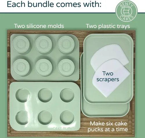 Miniatura 6 de Benty Cakes – El juego original de Cake Puck Bonus – Mejor que un Cake Pop! Haz postres cubiertos de chocolate – Silicona libre de BPA – Incluye 1