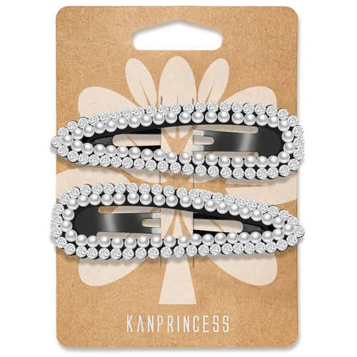 Miniatura 9 de KANPRINCESS Pinza para el pelo, 2 piezas de diamantes de imitación de 2.4 pulgadas, color plateado, pasadores de pelo para mujeres y niñas, novia