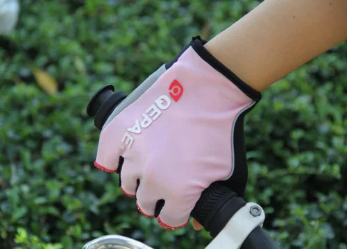Miniatura 5 de QEPAE Guantes de ciclismo con almohadilla de gel luminosa sin dedos, guantes Crossfit para montar en la noche segura, ciclismo, senderismo, spinning
